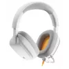 Glorious Gaming Glorious GHS Eternal - Stereo Gaming Headset for PC, PS5, PS4, Xbox, Switch - Custom Tuned Angled Drivers, Adjustable Crystal Clear Detachable Mic, 3.5mm - Durable, All Day/Night Comfort - White