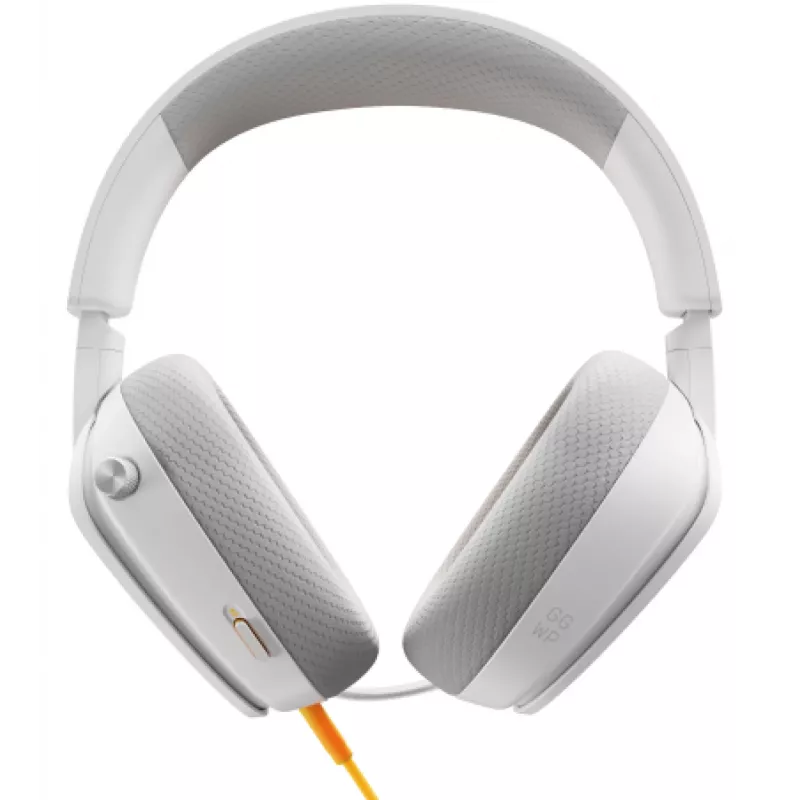 Glorious Gaming Glorious GHS Eternal - Stereo Gaming Headset for PC, PS5, PS4, Xbox, Switch - Custom Tuned Angled Drivers, Adjustable Crystal Clear Detachable Mic, 3.5mm - Durable, All Day/Night Comfort - White