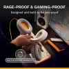 Glorious Gaming Glorious GHS Eternal - Stereo Gaming Headset for PC, PS5, PS4, Xbox, Switch - Custom Tuned Angled Drivers, Adjustable Crystal Clear Detachable Mic, 3.5mm - Durable, All Day/Night Comfort - White