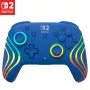 Wired & Wireless Gamepad Turtle Beach Afterglow Wave Blue for Nintendo Switch 2 — Bluetooth/USB-C, RGB, Built-in 20h Battery, 3 m Cable