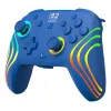 Wired & Wireless Gamepad Turtle Beach Afterglow Wave Blue for Nintendo Switch 2 — Bluetooth/USB-C, RGB, Built-in 20h Battery, 3 m Cable