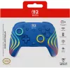 Wired & Wireless Gamepad Turtle Beach Afterglow Wave Blue for Nintendo Switch 2 — Bluetooth/USB-C, RGB, Built-in 20h Battery, 3 m Cable