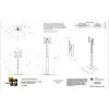 Chief PF1UB monitor mount / stand 190.5 cm (75 inch) Floor Black