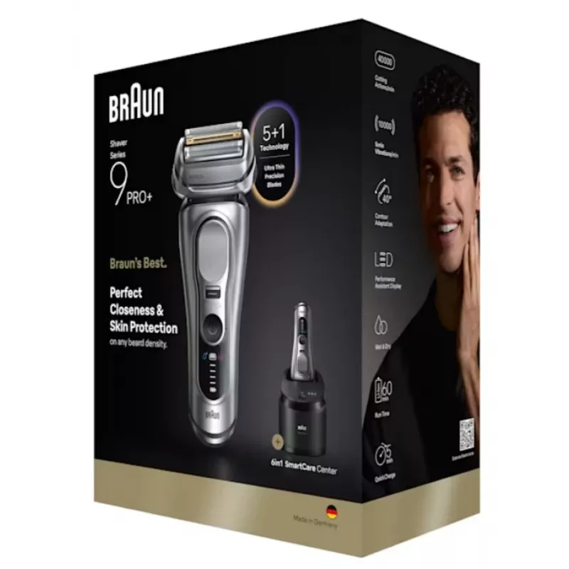 Foil shaver Braun Series 9 Pro+ 9667CC Silver Stainless Steel