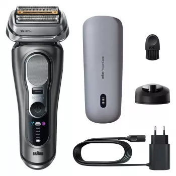 Foil shaver Braun Series 9 Pro+ 9625s — graphite, 5 heads, Li‑Ion battery, trimmer, wet & dry