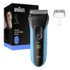 Electric shaver BRAUN Series 3 3040 rechargeable black/blue, model 3040