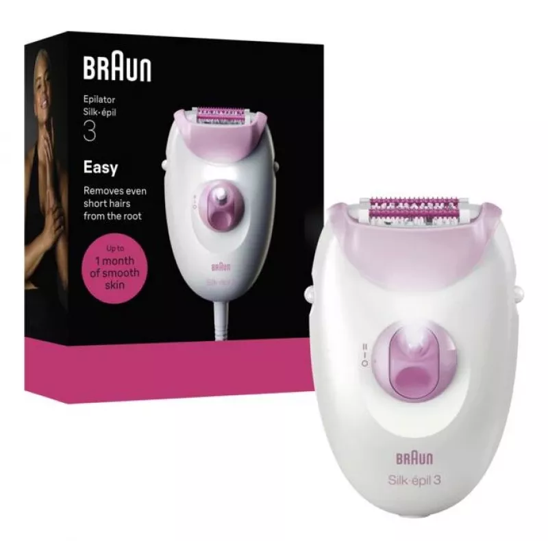 Braun Silk-epil 3-000 20 tweezers Pink