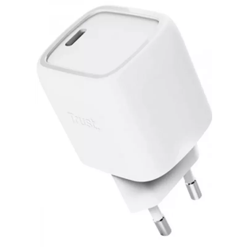Charger Trust Maxo 30W USB-C GaN Charger Indoor Fast Charging White