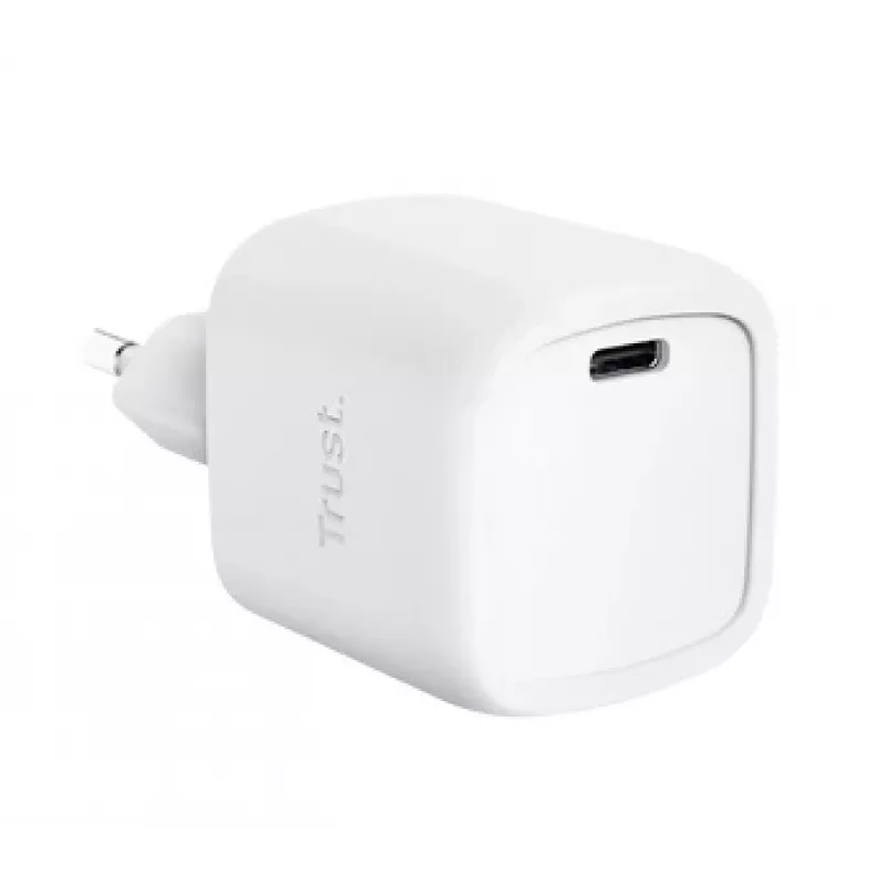 Charger Trust Maxo 30W USB-C GaN Charger Indoor Fast Charging White
