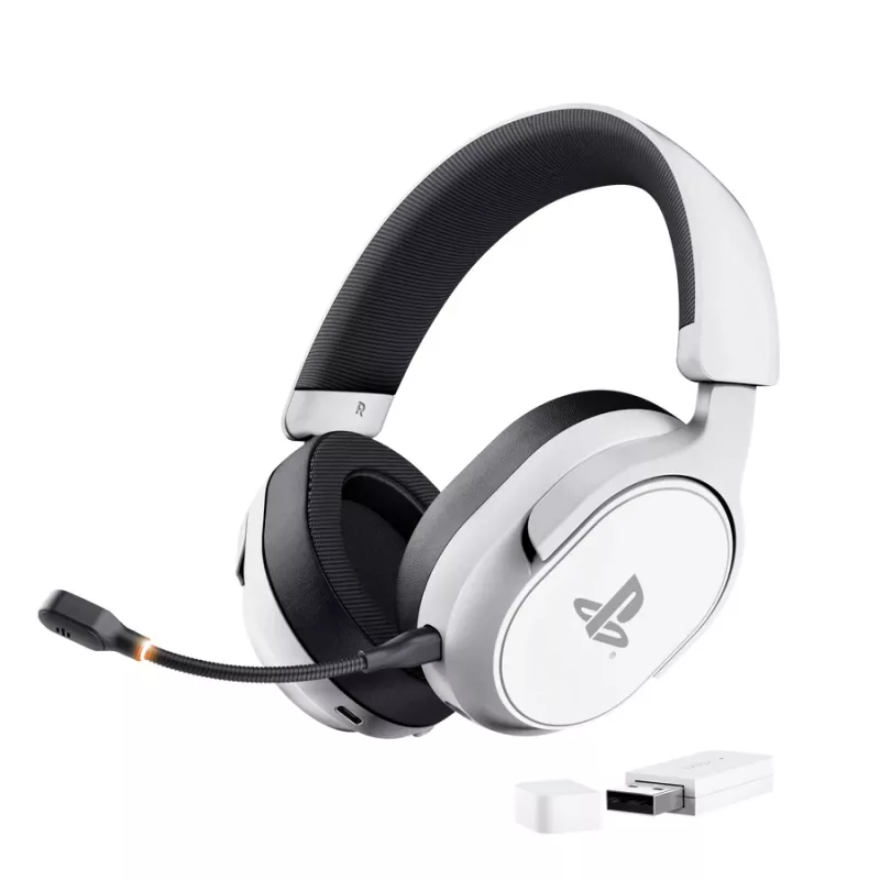 Trust GXT 499 Forta Headset Wired & Wireless Head-band Gaming White