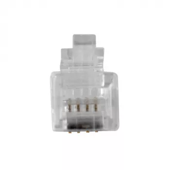 ACT RJ10 (4P/4C) modulaire connector for flat cable