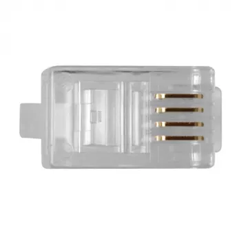 ACT RJ10 (4P/4C) modulaire connector for flat cable