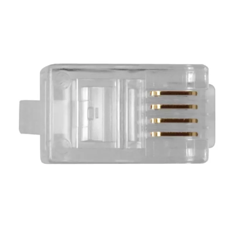ACT RJ10 (4P/4C) modulaire connector for flat cable