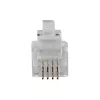 ACT RJ10 (4P/4C) modulaire connector for flat cable