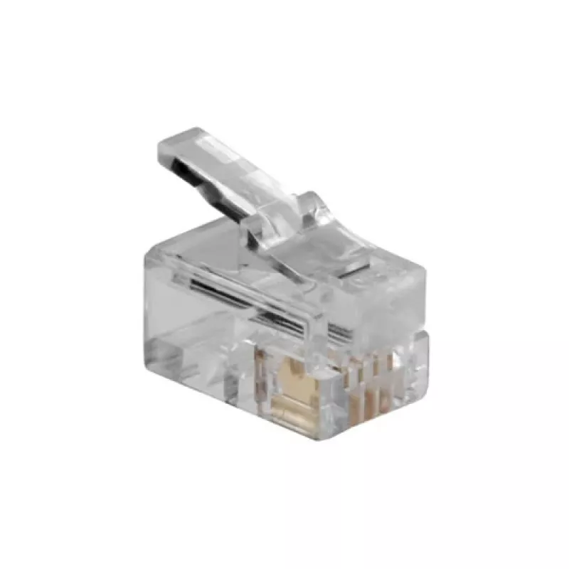 ACT RJ10 (4P/4C) modulaire connector for flat cable