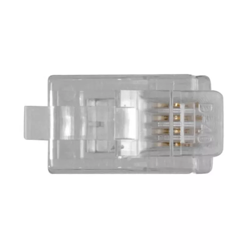 ACT RJ10 (4P/4C) modulaire connector for flat cable