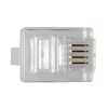 ACT RJ11 (4P/4C) modulaire connector for flat cable