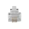 ACT RJ11 (4P/4C) modulaire connector for flat cable