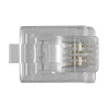 ACT RJ11 (4P/4C) modulaire connector for flat cable