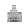 ACT RJ45 (8P/8C) modulaire connector for round cable with solid conductors