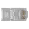 ACT RJ45 (8P/8C) modulaire connector for round cable with solid conductors