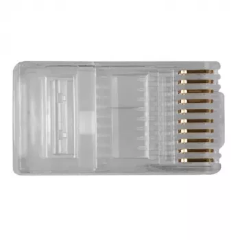 ACT RJ48 (10P/10C) modulaire connector for flat cable