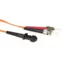 ACT 2 meter LSZH Multimode 62.5/125 OM1 fiber patch cable duplex with MTRJ and ST connectors