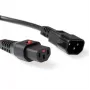 ACT Powercord C13 IEC Lock C14 black 1 m PC1024 230V 10A