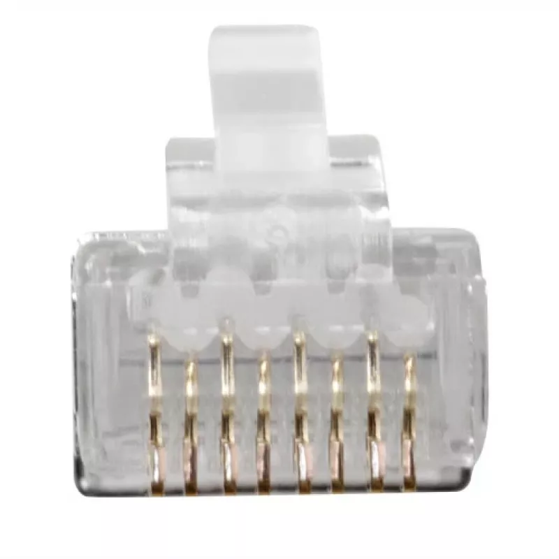ACT RJ45 (8P/8C) CAT6A shielded modulaire connector for round cable with solid or standed conductors