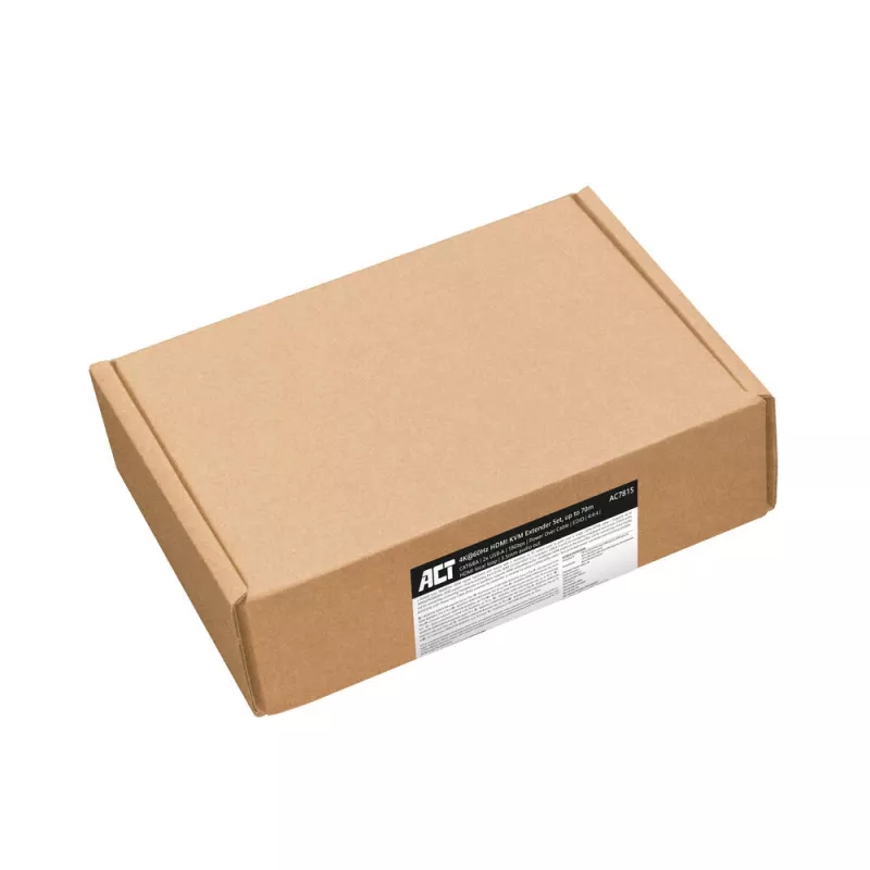 ACT 4K HDMI 2.0 KVM extender set over CAT6A up to 70 meters