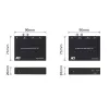 Audio extender set ACT AC7710 — digital/analog over Cat5e/Cat6 with DAC, TOSLINK I/O, up to 300 m, 5V USB-powered