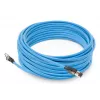 ACT Blue 40 meters S/FTP CAT6A B2ca PoE++ 100W solid prefab installation cable, RJ45 male – male