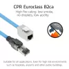 ACT CAT6A S/FTP B2ca PoE++ 100W solid prefab installation cable with RJ45 male–female, 55 m (FB0155)