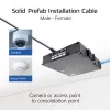 ACT CAT6A S/FTP B2ca PoE++ 100W solid prefab installation cable with RJ45 male–female, 55 m (FB0155)