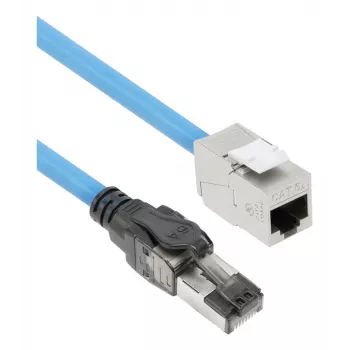 ACT S/FTP Cat6A B2ca PoE++ 100W solid prefab installation cable with RJ45 male–female, 70 m (FB0170)
