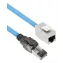 ACT S/FTP Cat6A B2ca PoE++ 100W solid prefab installation cable with RJ45 male–female, 70 m (FB0170)