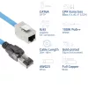 ACT CAT6A S/FTP B2ca PoE++ 100W solid prefab installation cable with RJ45 male–female, 75 m (FB0175)