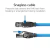 ACT CAT6A S/FTP B2ca PoE++ 100W solid prefab installation cable with RJ45 male–female, 75 m (FB0175)