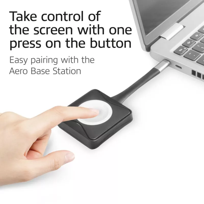 ACT Aero 4K Presenter Button, Button kit, Black, 1 pc(s), 3840 x 2160, Aero 4K Wireless Presentation System, 0 - 40 °C