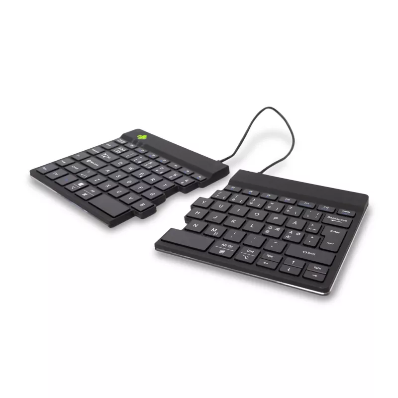 R-Go Tools Ergonomic keyboard R-Go Split Break with break software, ergonomic split keyboard, QWERTY (NORDIC), Bluetooth, black