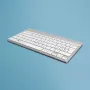 R-Go Tools Ergonomic keyboard R-Go Compact Break, compact keyboard with break software, QWERTZ (CH), Bluetooth, white
