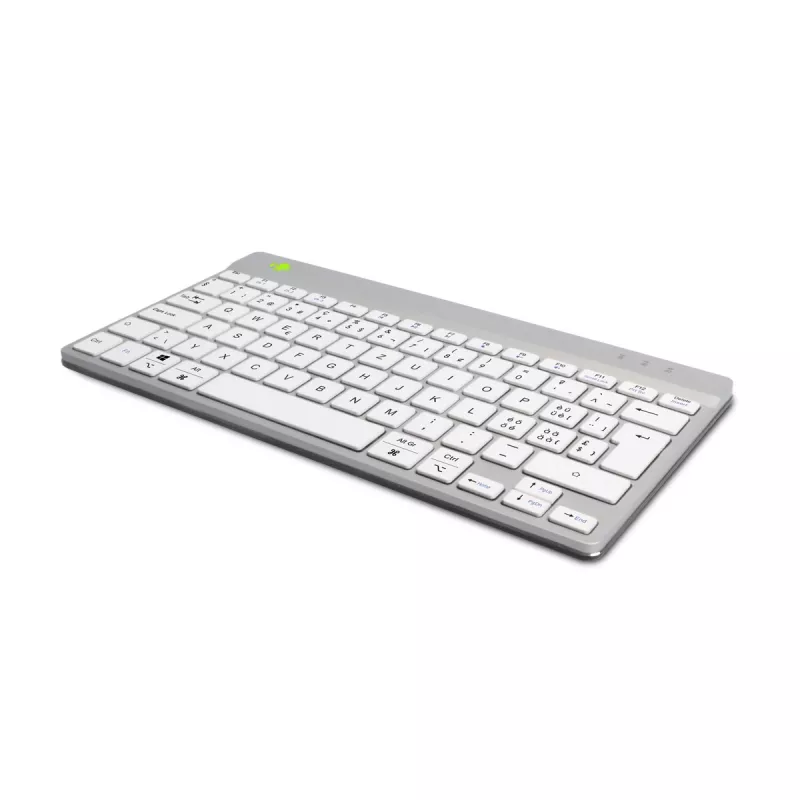 R-Go Tools Ergonomic keyboard R-Go Compact Break, compact keyboard with break software, QWERTZ (CH), Bluetooth, white