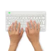 R-Go Tools Ergonomic keyboard R-Go Compact Break, compact keyboard with break software, QWERTZ (CH), Bluetooth, white
