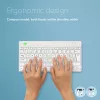 R-Go Tools Ergonomic keyboard R-Go Compact Break, compact keyboard with break software, QWERTZ (CH), Bluetooth, white