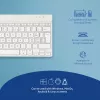 R-Go Tools Ergonomic keyboard R-Go Compact Break, compact keyboard with break software, QWERTZ (CH), Bluetooth, white