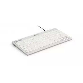 BakkerElkhuizen UltraBoard 950 V2 UK Qwerty, Wired, USB, Scissor key switch, QWERTY, Dark Grey, Light grey