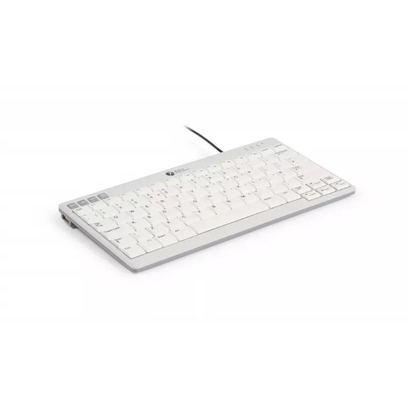 BakkerElkhuizen UltraBoard 950 V2 UK Qwerty, Wired, USB, Scissor key switch, QWERTY, Dark Grey, Light grey