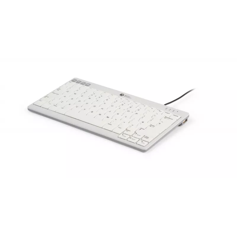 BakkerElkhuizen UltraBoard 950 V2 UK Qwerty, Wired, USB, Scissor key switch, QWERTY, Dark Grey, Light grey