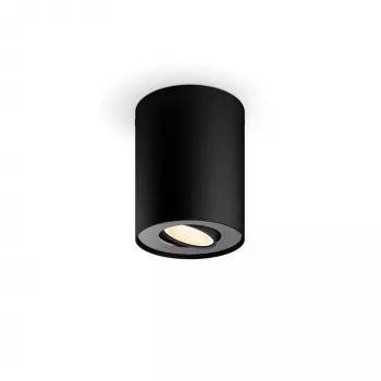 Smart lighting spot Philips Hue 929003811601, Bluetooth, 4.2 W, black, Ø103 mm, height 120 mm