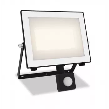 Outdoor wall light Philips Lois 50W LED, black metal housing, non-changeable bulb, 220–240V
